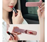 Brosse À Cheveux Pliable | Peigne Pliant avec Miroir - Brosse De Poche Démêlante | Pour Voyage Quotidien Sac Salle De Sport Bureau Travail École Transport Maquillage Femmes Filles