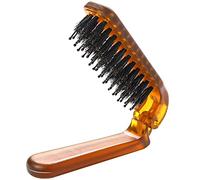 Brosse à cheveux pliante de voyage poils peigne à cheveux pliable portable poche poils de sanglier brosse à cheveux poils peigne à cheveux brosse à cheveux de voyage épais mini brosse à cheveux