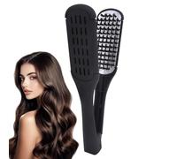 Brosse à Cheveux Portable - 9,33 x 1,85 Pouces Grand Double Fonction, Matériau ABS Léger 120 g, Poignée Ergonomique, Coiffage pour L'école, Accessoire de Beauté | Qualité Salon Professionnel