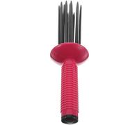 Brosse à Cheveux pour Boucles Antidérapante, Peigne Pneumatique | Plastique, Design Multifonction, Démêlage Facile, pour Coiffage des Boucles, Effet Aérien, Rouge