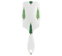 Brosse à cheveux pour cheveux épais, bouclés, fins, longs, courts, mouillés ou ajoute de la brillance et rend le peigne lisse pour homme, femme, enfant, Noël, conifères