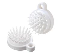 Brosse à cheveux pour cuir chevelu - Peigne de massage en 2 pièces pour nettoyage en profondeur | Brosse de massage du cuir chevelu pour laver les cheveux | Pour cheveux bouclés, longs, courts, secs