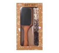 Brosse à cheveux pour femme - Peigne démêlant léger de 150 g, 24 x 14 cm - Accessoire de toilettage compact sans enchevêtrement - Base en caoutchouc souple - Soins capillaires pour filles, petites