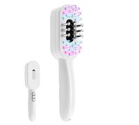 Brosse à cheveux pour massage - Peigne à cheveux électrique - Outil de massage - Outil de renforcement avec trou de remplissage d'huile pour voyage, maison, dortoir, adultes, femmes, filles, mère