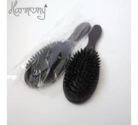 Brosse À Cheveux Professionnelle Antistatique,1 Pièce,Palette,Poils De Sanglier - Type Dark Brown Color