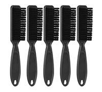 Brosse à Cheveux Professionnelle - Poignée Électroplacée Confortable, Fibres Antistatiques Douces, Nettoyage Précis Équipement Coiffure, Usage pour Barbiers et Stylistes, Facile à