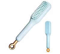 Brosse à Cheveux Rétractable,Brosse à Cheveux à Poils Rétractables, Peigne de massage du cuir chevelu, Brosse à cheveux facile à nettoyer, peigne de massage portable, brosse à cheveux antistatique, ou