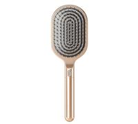 Brosse À Cheveux Rétractable, Brosse À Cheveux Du Coussin D'air, Brosse À Décroissance Portable, Poignée Ergonomique, Poils Rétractables, Or, Noir, 24 Cm / 9,45 Pouces, Pour Les Femmes