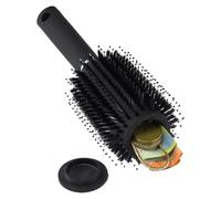 Brosse à Cheveux Ronde de Voyage Evergreen Labs Avec Coffre Fort Discret. Parfait Comme Cachette Secrete Pour L'Argent, Les Clés Ou Les Bijoux à La Maison ou en Déplacement.