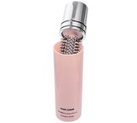 Brosse à Cheveux Ronde Portable pour Brushing Rapide, Cheveux Courts | ABS et Poils Nylon, Tube de Rangement Protecteur, Poignée Ergonomique, pour Usage Maison ou Déplacement