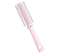 Brosse à Cheveux Ronde Soufflante pour Femmes, Démêlage et Volume | ABS Rose, Forme Ronde, pour Couper ou Colorer les Cheveux, Brosse de Coiffage Légère