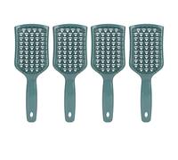 Brosse à cheveux styliste brosse à cheveux peigne de coiffure outil de massage démêlant 4 pièces ensemble pour salon à domicile style professionnel matériau ABS 24,5 x 8 x 4 cm