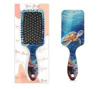 Brosse à cheveux tortue océanique, poisson tropical, humide et sec, coussin d'air, brosse à cheveux démêlante en plastique pour enfants, adultes, cadeau de rentrée scolaire, femme et homme