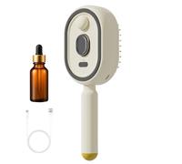 Brosse à cheveux vapeur rechargeable avec huile et verre doseur | Défroisseur vapeur | Pour cheveux épais, lisses, ondulés, bouclés, lissage, maison, , voyage, filles et femmes