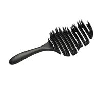 Brosse à cheveux Vent - Séchage rapide, pagaie de massage antistatique du cuir chevelu, corps de poche ultra léger de 90 g + poignée antidérapante, architecture arrière ouverte à flux d'air - Pour