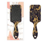 Brosse à cheveux vintage en forme de dragon de style chinois avec coussin d'air humide et sec - Brosse à cheveux démêlante en plastique pour enfants et adultes - Cadeau de rentrée scolaire pour homme