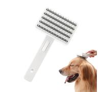 Brosse À Chiens Anti-Peluches Étrille De Toilettage Pour Animaux | Accessoire Ergonomique Pour Chiot - Soins À Domicile, Bain Massant Et Démêlage Des Nœuds Sans Douleur