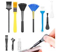Brosse À Clavier,Brosse Pour Clavier Avec 10 Accessoires - Outil Multifonctionnel Portable Pour Nettoyage Détails De Téléphone Accueil Ordinateur Souris Tablette