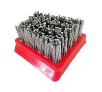Brosse à corde en acier for marbre, brosse abrasive fil d'acier for granit, de meulage for sol et béton wanglan(Stronger quality)