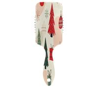 Brosse à coussin d'air pour sapin de Noël d'hiver, brosse démêlante, brosse à cheveux saine, brosse à cheveux humide et sèche