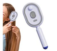 Brosse à crinière rouge - Brosse à cheveux humides avec coussin d'air, parfaite pour démêler, coiffer, coiffer, améliorer la brillance, soins des cheveux lisses pour femmes, filles et utilisation au