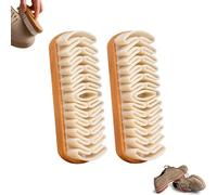 Brosse à Daim Minivana, Brosse et Gomme pour Chaussures en Daim, brosses en crêpe TPR Souples, brosses de Nettoyage pour Chaussures en Nubuck, pour Baskets, Cuir et Daim (2PCS)