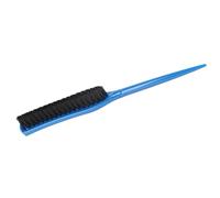 Brosse à démêler, Brosse en nylon à 3 rangs de poils Brosse à queue arrondie pour rats Peigne à tailler Ajouter du volume aux cheveux Poignée ergonomique Peigne à cheveux (BLUE)