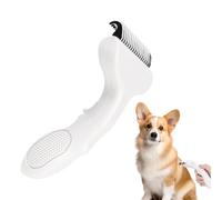 Brosse à démêler pour chien - Outil de toilettage doux - Peigne de calcul pour sous-poil - Appareil de toilettage pour animaux - Design du système de toilettage pour enlever les nœuds - Concept pour