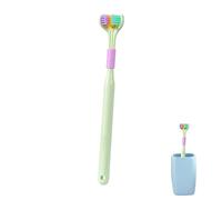 Brosse A Dent - Brosse A Dent 3 Faces, Brosse À Dents Ultra Fine À Poils Souples, Brosse À Dents À Trois Faces Brosse, Brosse À Dents Triple Idéal Pour Les Adultes Et Les Enfants Autistes