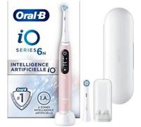 Oral-B iO 6 Rose Brosse à dents électrique avec 2 brossettes