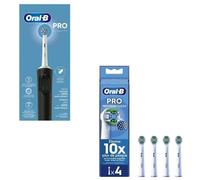 Brosse à dent électrique ORAL-B Vitality Pro Black + ORAL-B Brossettes Precision Clean x4