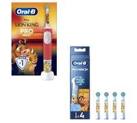 Brosse à dent électrique Vitality Pro Roi Lion + ORAL-B Brossettes Roi Lion x4