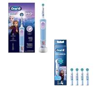 Brosse à dent Vitality Pro Kids Frozen + ORAL-B Brossettes Frozen x4 GT