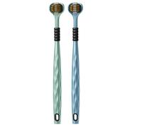 Brosse à dents à 360 degrés - Réparé à triple nettoyage de la tête, soyes oraux délicats, ensemble de nettoyants pour dents portables, outil d'hygiène quotidienne douce 2 pièces | Brosse à dents d