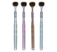 Brosse à dents à poils à trois voies, brosse à dents à trois têtes | Brosse à dents de Pour sensoriel Triple A