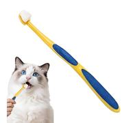 Brosse à dents à poils souples pour chaton | Brosse à dents pour petit chien Hygiène Santé Mauvaise haleine Chiot Chaton Senior Petite Grande Race Pet