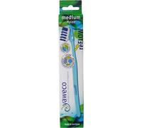 Brosse à dents à tête amovible en nylon reFLOW - medium
