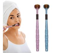 Brosse à dents à trois côtés - Brosse à dents de voyage à poils souples 7,48 x 1,1 pouces | Brosses à dents moyennes innovantes à trois têtes de 19 cm pour adultes, accessoires de voyage pour hommes e