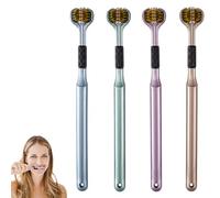 Brosse à dents à trois côtés pour , poils doux, poignée ergonomique, brosses à dents manuelles sensorielles douces antidérapantes pour adultes et , soins efficaces et hygiène quotidienne