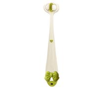 Brosse à dents à trois poils pour - Design nœud papillon pour garçons et filles | Brosse à dents triple angle avec poignée facile à prendre en main pour un nettoyage doux de chaque dent, assez