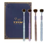 Brosse à dents à trois têtes - Outil efficace d'hygiène bucco-dentaire, brosse à dents à trois côtés | Brosse à dents à poils doux pour un nettoyage rapide, brosse à dents de voyage, brosse à dents à