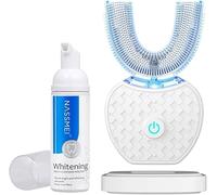 Brosse à Dents ultrasonique Automatique, Brosse à Dents à Ultrasons pour Adulte Brosse à Dents Électrique avec Minuterie 360° à Ultrasons Brosse à Dents Électrique (Noir, 1)