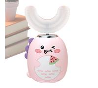 Brosse à dents automatique pour - Brosse électrique étanche en forme de U avec 3 modes et minuterie intelligente, outil de nettoyage doux | Accessoire d'entretien amusant | Pour garçons et