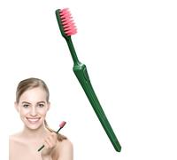 Brosse à dents avec une petite tête - Fine Préplet, nettoyage doux | Brosse à dents ergonomique pour les dents sensibles, bourse avec mini-tête, brosse à dents de voyage pour les adultes avec de la