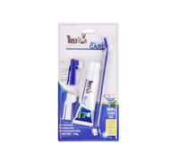 Brosse A Dents Chiens Et Dentifrices Saveur De Bœuf,Kit Dentifrice Chiens Anti Tartre,Set Brosse à Dents Et Dentifrice Pour Chien,Kit De Soins Dentaires Pour Chien