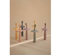 Brosse à dents d'apprentissage en silicone bleu TU