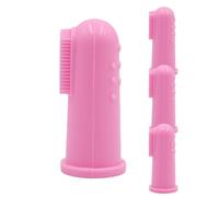 Brosse à dents de doigt de chien - Brosse dentaire en silicone pour animaux de compagnie, nettoyant des dents de chiot | Kit de brossage de dent de chat portable, soins buccaux réutilisables, outil d