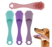 Brosse à dents de doigt pour chien, brosse à dents des doigts pour chiens - Outil de nettoyage oral chiot - Brosse de nettoyage des dents puissante pour les soins buccaux pour chiens et chats avec des
