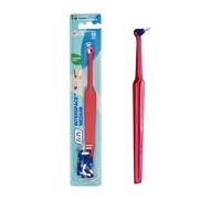 TePe Brosse à dents Interspace Medium – 1 manche, 12 têtes – Nettoyage précis implants et appareils