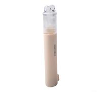 Brosse à dents de voyage pliable avec récipient à pâtes Soft (blanc) | Compartiment à pâtes intégré, design pliable, tête de protection hygiénique, poils doux, peu encombrant
